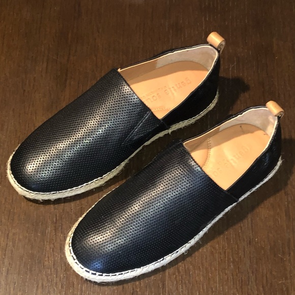 Anthropologie Gentle Souls Lizzy A-Line Leather Espadrille/Flat Slip-On - Picture 2 of 14